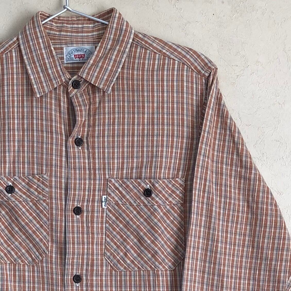 【Mサイズ】Levi's ネルシャツ 白タブ