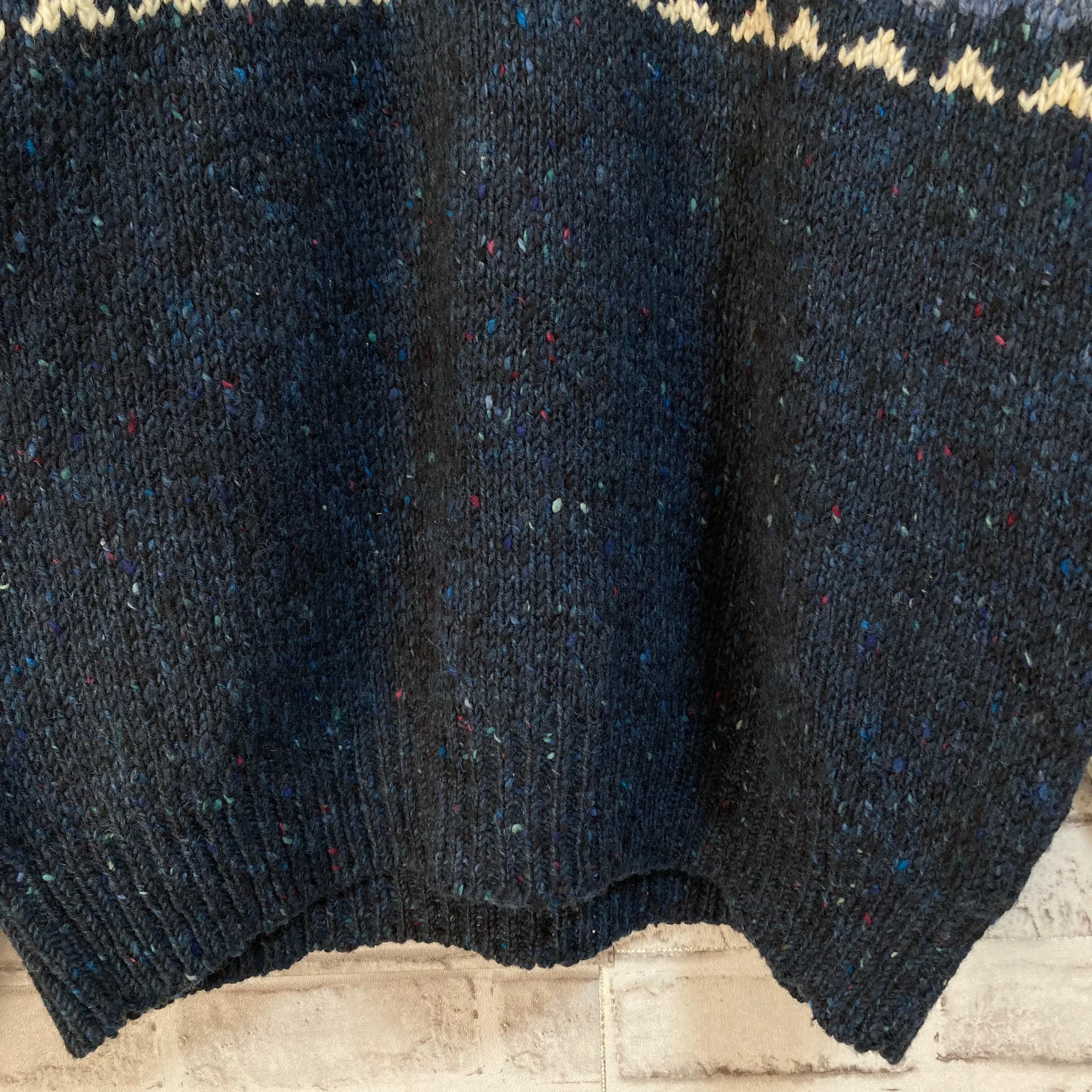 BONNER OF IRELAND】Hand Knit L相当 Made in IRELAND “EURO LINE