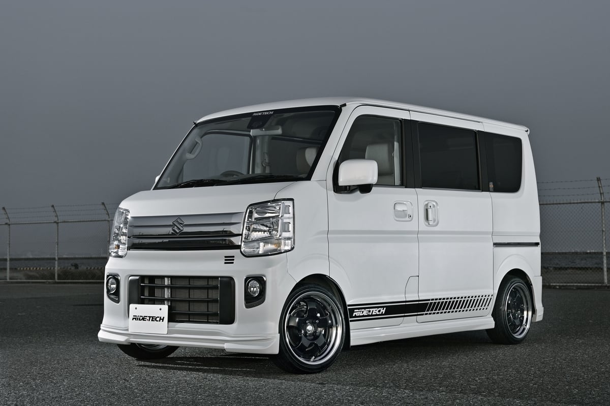 エブリイDA17用フロントハーフエアロ | RIDE+TECH
