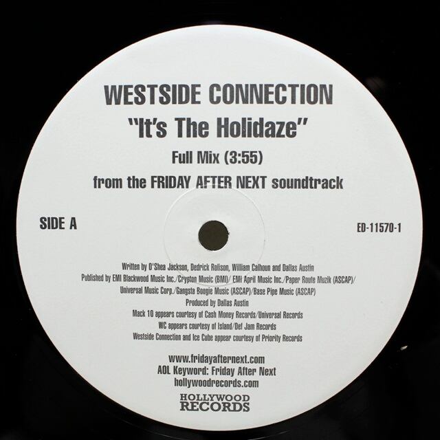 Westside Connection / It's The Holidaze [ED-11570-1] - 画像1