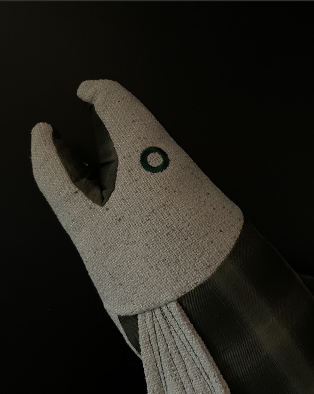 SHAKE plush - Green Plaid pattern