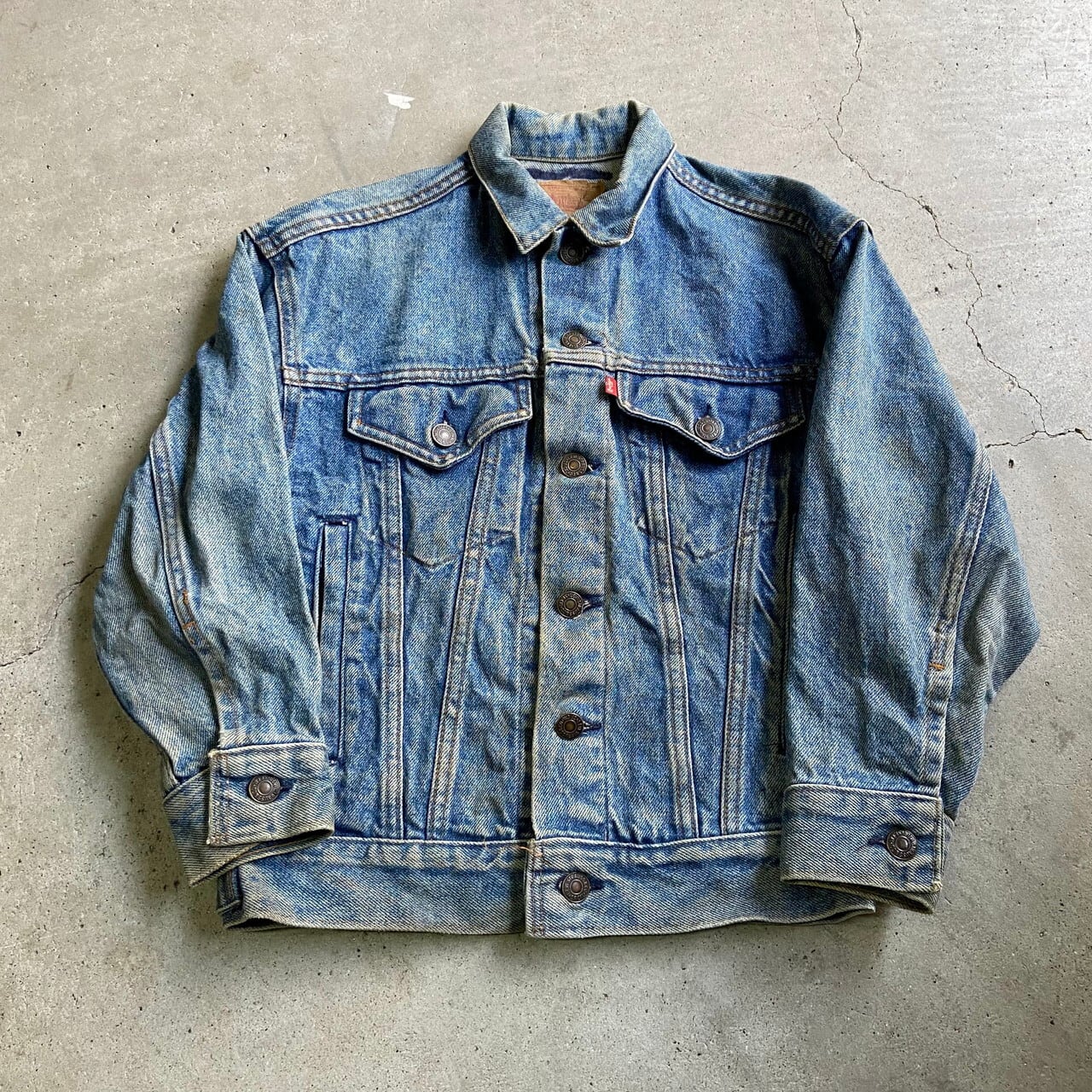 リーバイス 80s ヴィンテージ USA製 57514-0214 デニムジャケット XL Levi's メンズ   【221013】