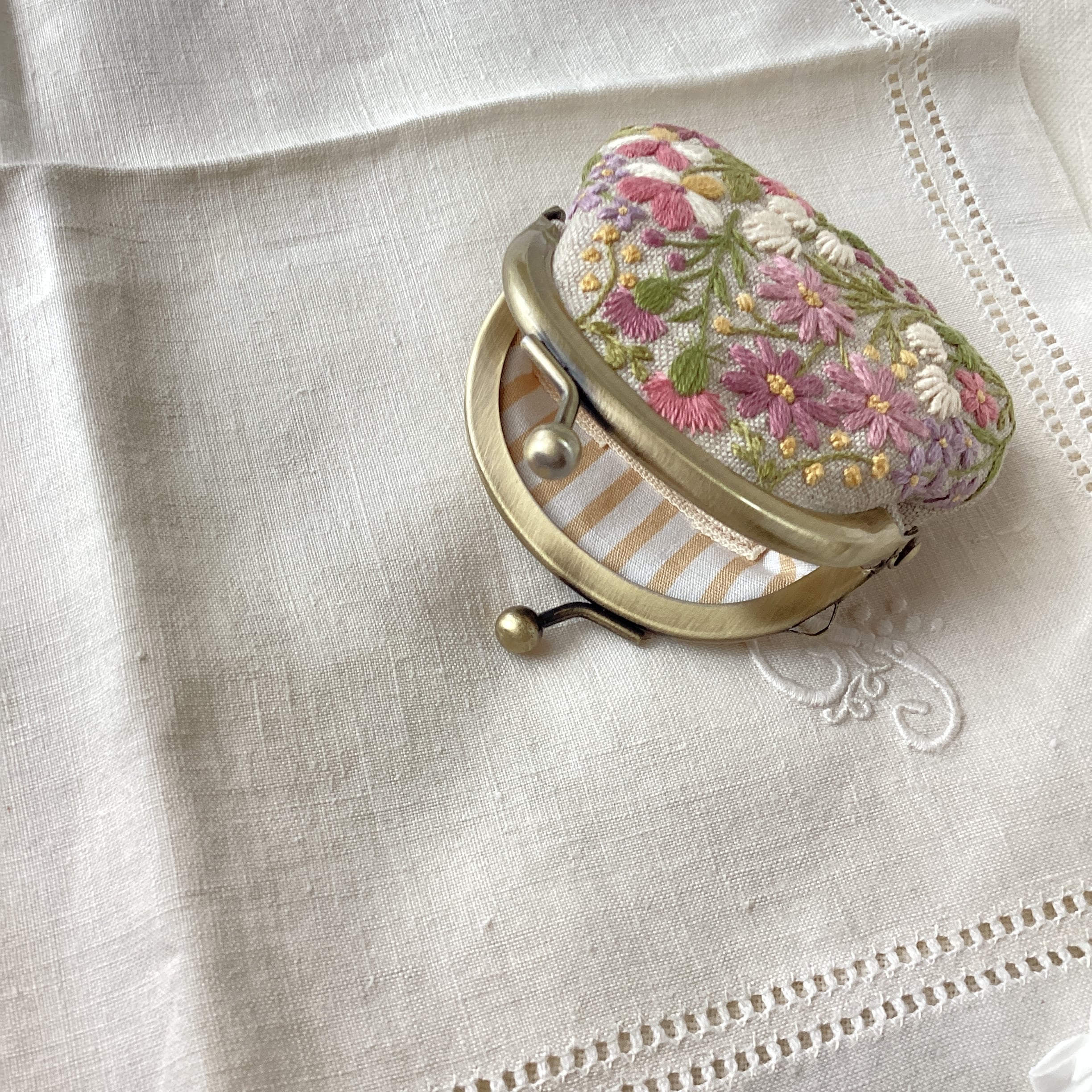 がま口SS ピンク | atelier de nora