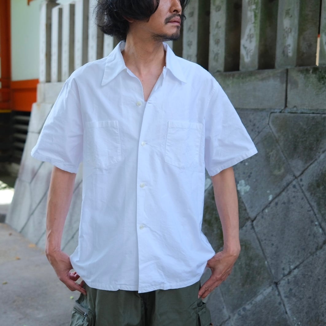 KENNETH FIELD(ケネスフィールド) / MIL SHIRTS 40/3 OXFORD-WHITE-(5