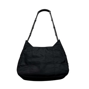 archive PRADA plastic handle black nylon one shoulder bag