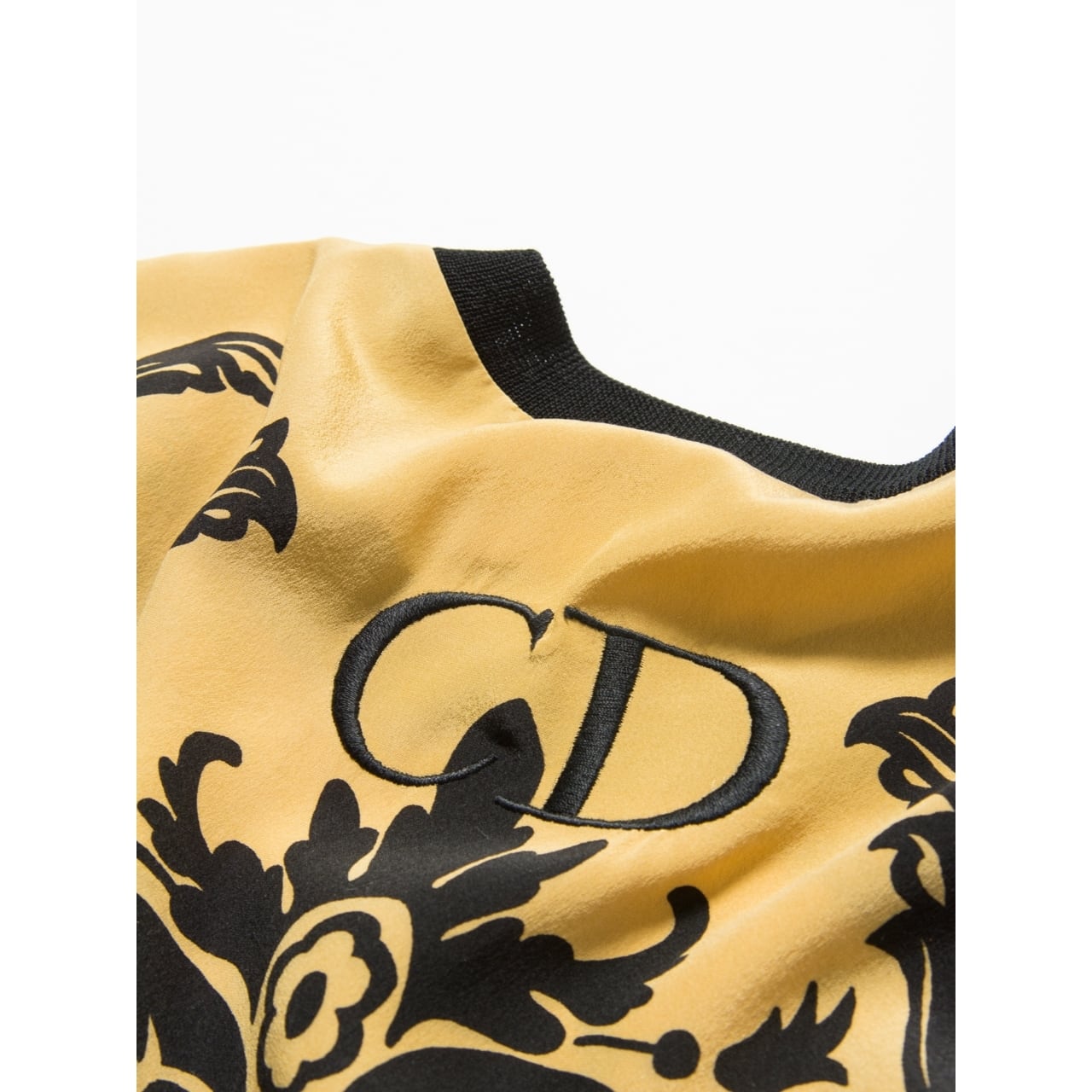 【Christian Dior】Made in Italy oversized silk print T-shirt（クリスチャンディオール イタリア製 オーバーサイズシルクプリントTシャツ ブラウス）3d