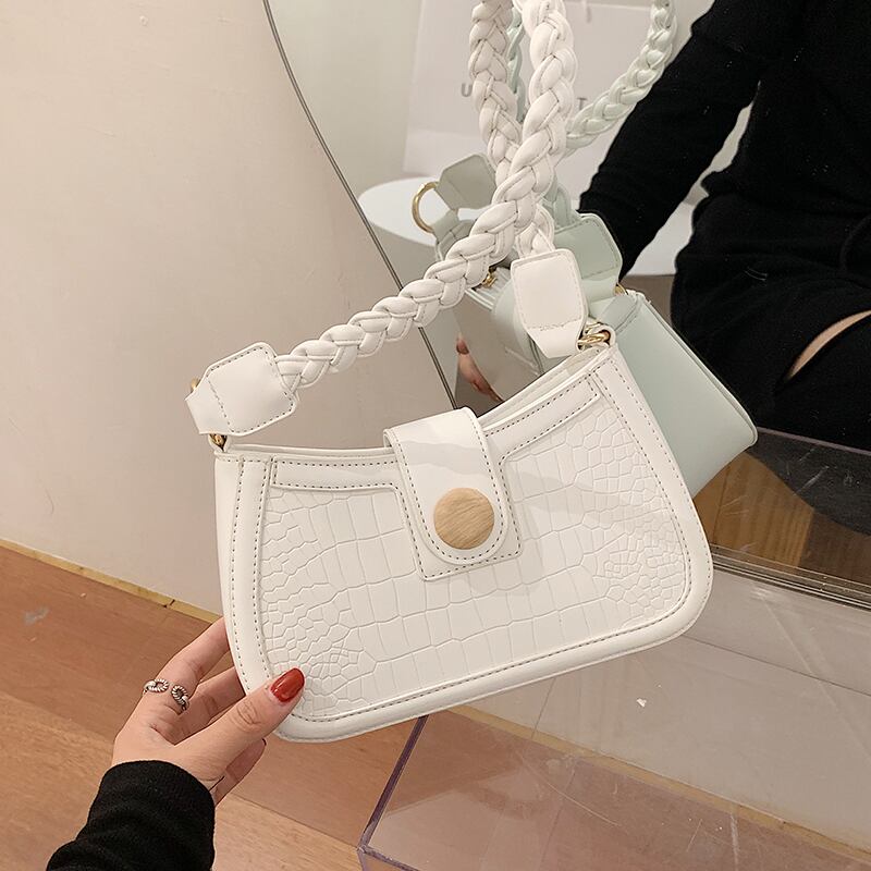 レディースバッグサマースモールバッグ2020人気ニューウェーブファッションシンプルショルダーバッグバージョンネットレッドワイルド脇の下バッグ Tiancai_Wing_Bag1177609