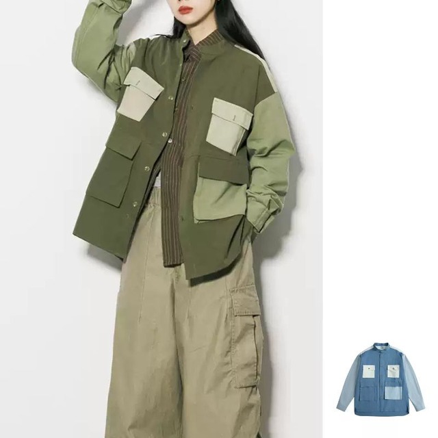 Contrast color shirt M14287