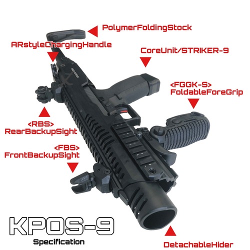 【限定50台】Carbon8×FAB DEFENSE K-POS9 CO2 GBB ストライカー9組込