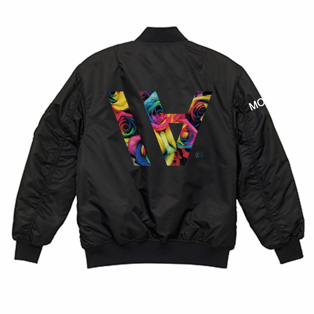 （両面印刷）United Athle タイプ MA-1 ジャケット（中綿入）