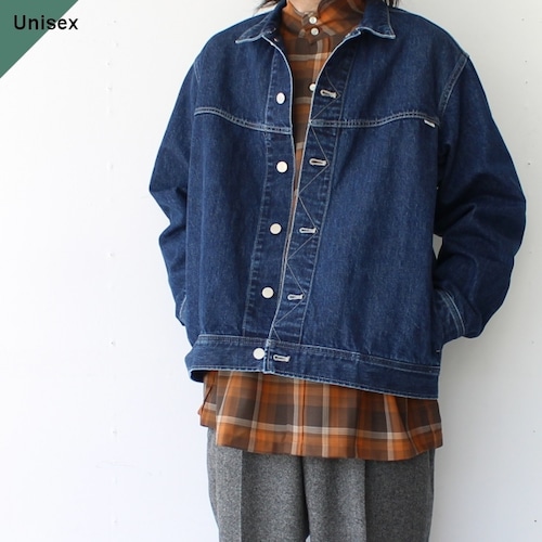 amne デニムブルゾン 13.5oz Denim omit blouson　（Indigo）