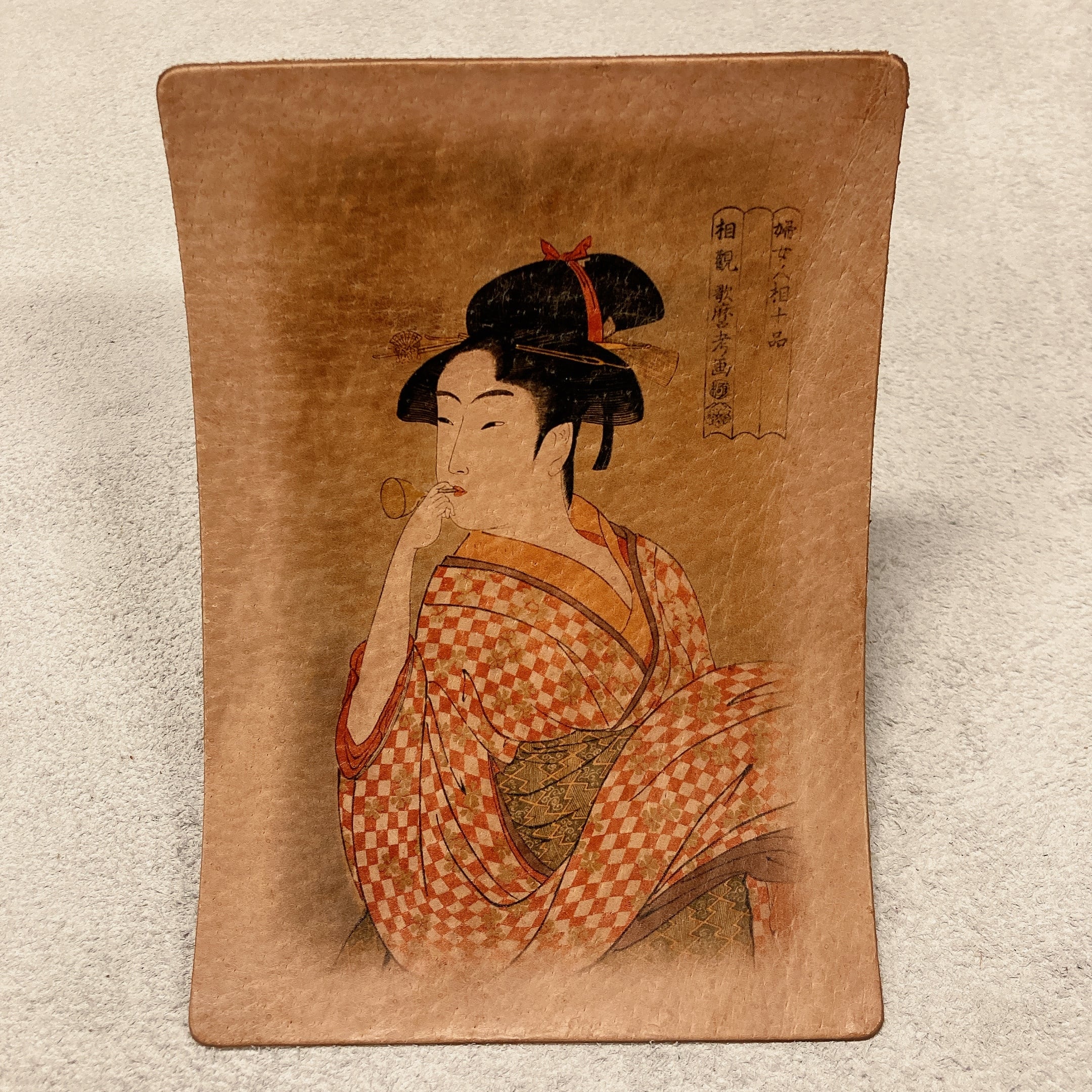 絵画レザートレイ【A】 [豚ヌメ革] 【あんぷりレザー】 | Pay ID