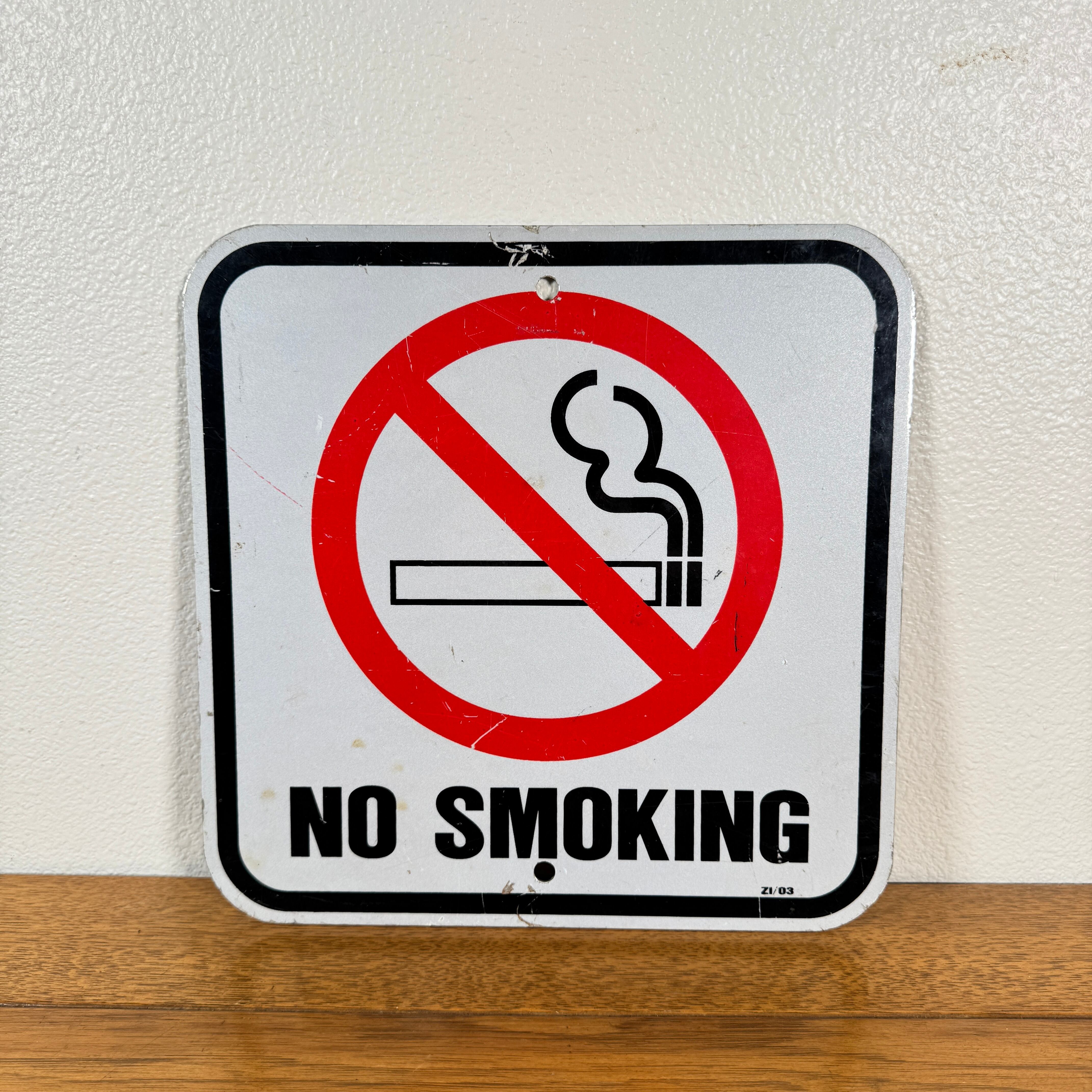 #1693 NO SMOKING 看板