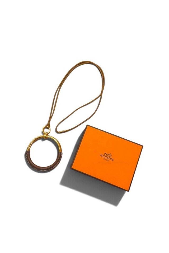 "HERMÉS" Loop Grand Necklace with Original Box