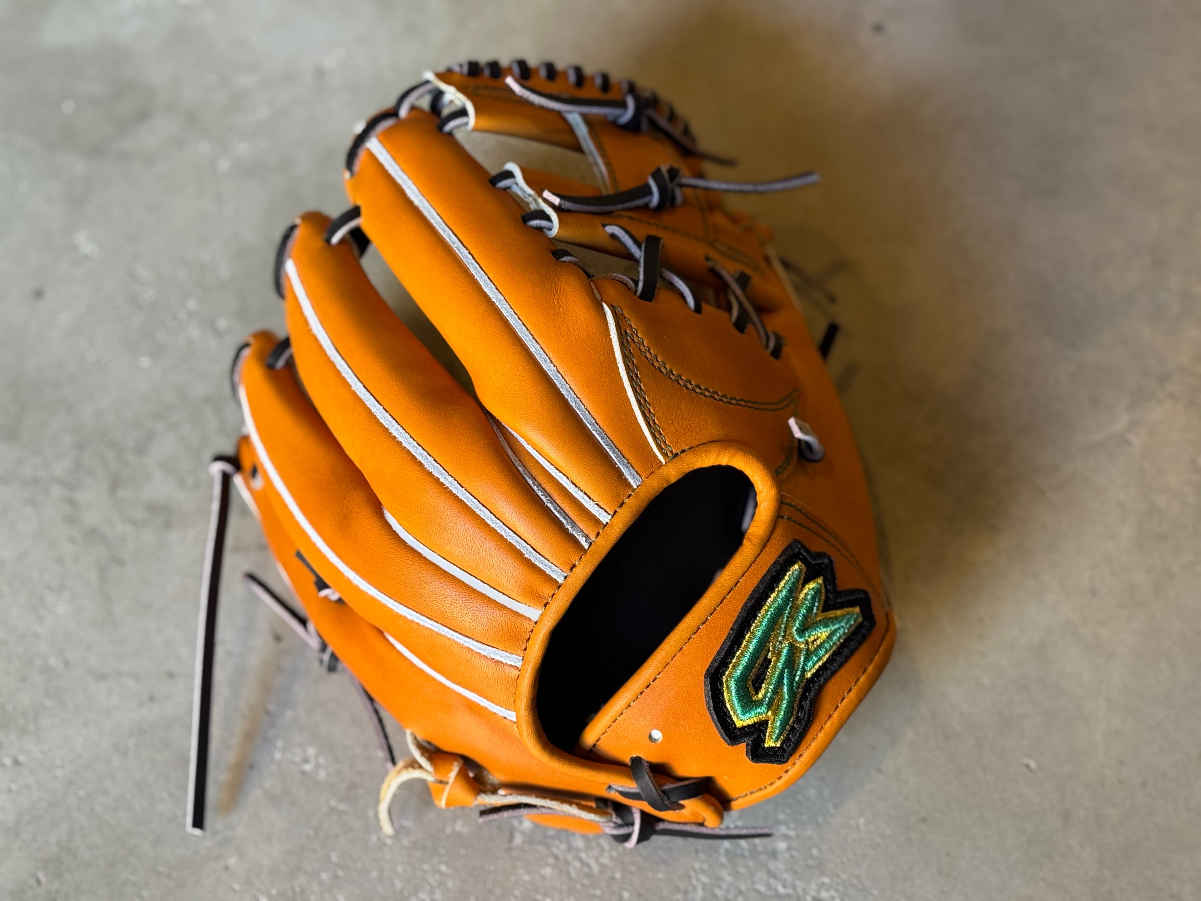 限定モデル【GS】硬式用グローブ 内野手当て挟み型5ミリアップ コルク