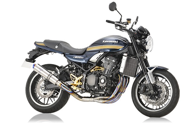Z900RS/CAFE/SE（'26～）【8BL】 ワイバンクラシックR チタンフルエキゾースト Sタイプ チタンポリッシュ[MK47-RSCT]