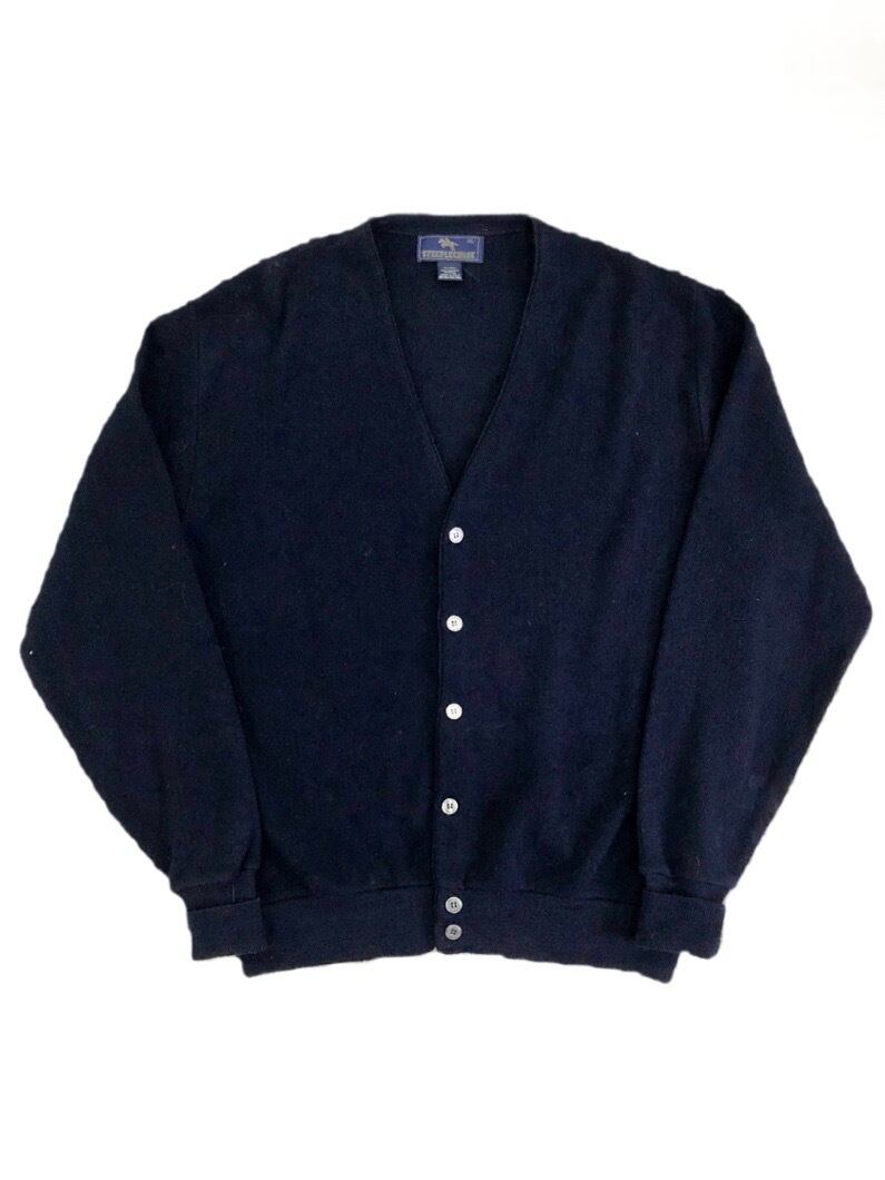 1980s-1990s "STEEPLECHASE" Acrylic Cardigan