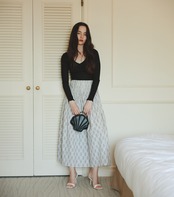 Petit Shell | Leather Bag black