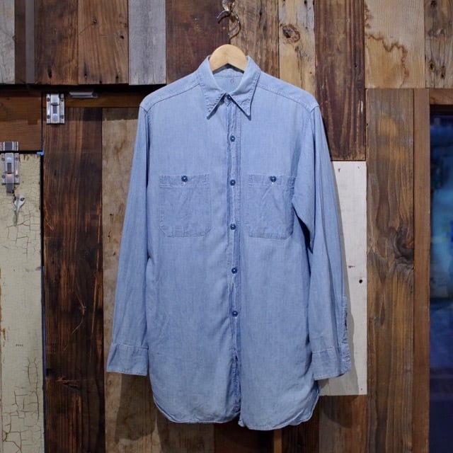 50s usnavy chambray shirt