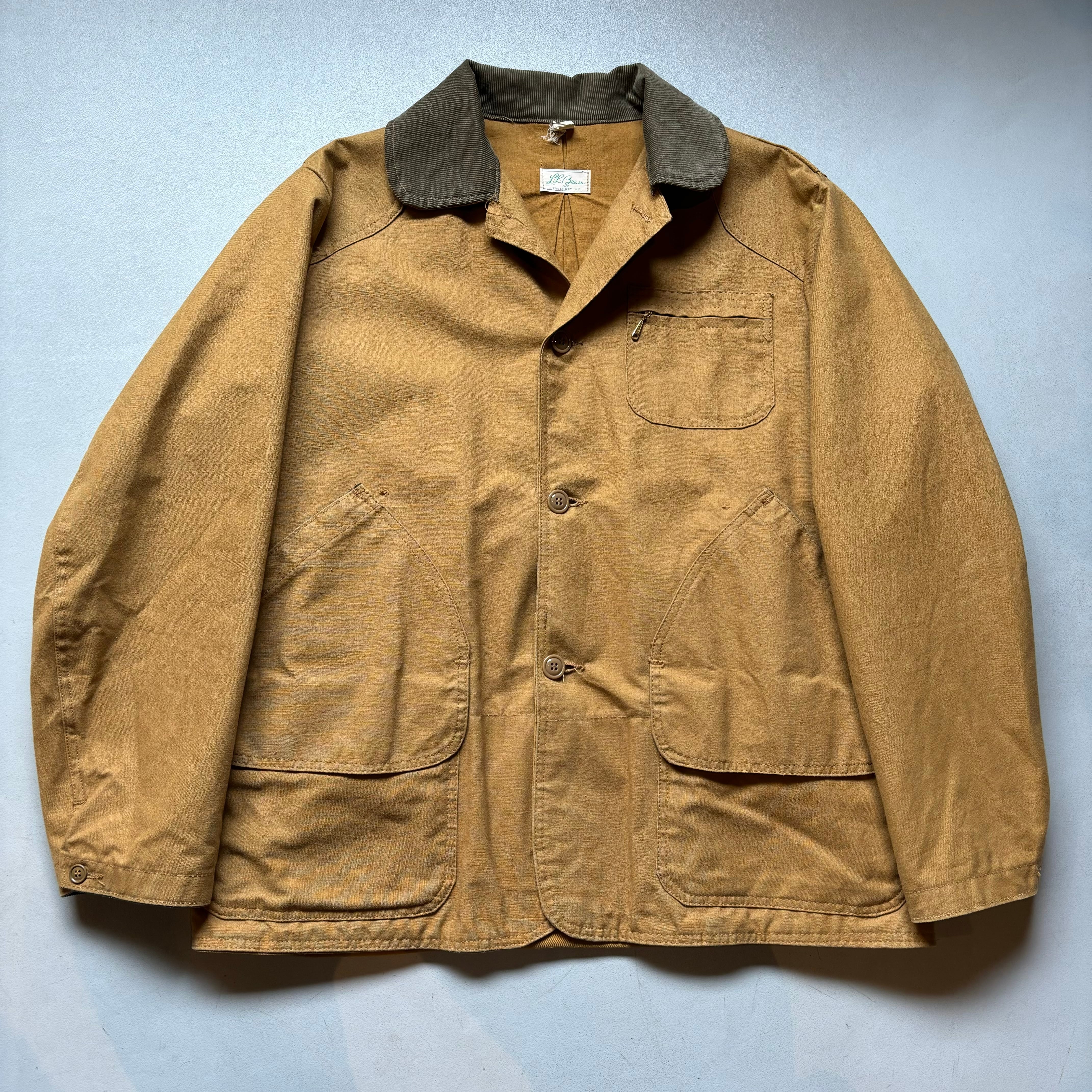 60s LLBean hunting jacket “筆記体タグ” 60年代 エルエルビーン