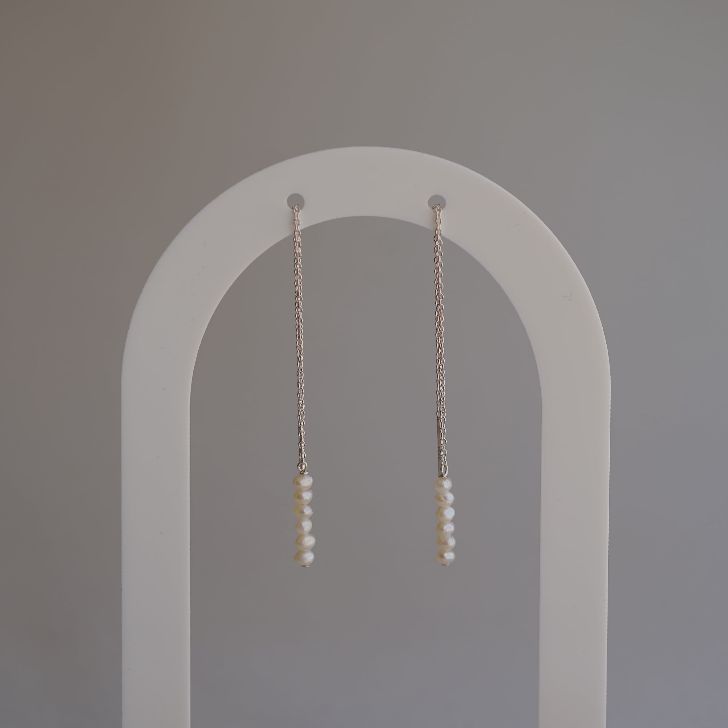 SV925 淡水パールラインアメリカンピアス