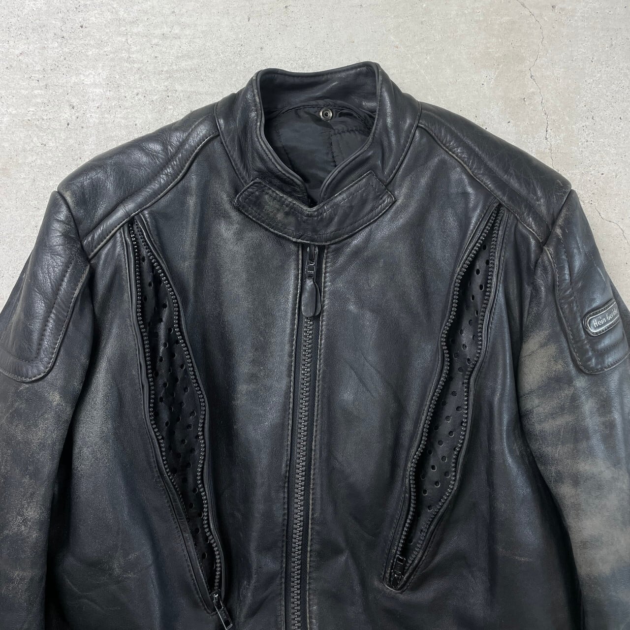 80年代 Hein Gericke シングルライダースジャケット レザー 80年代 Hein Gericke シングルライダースジャケット レザー