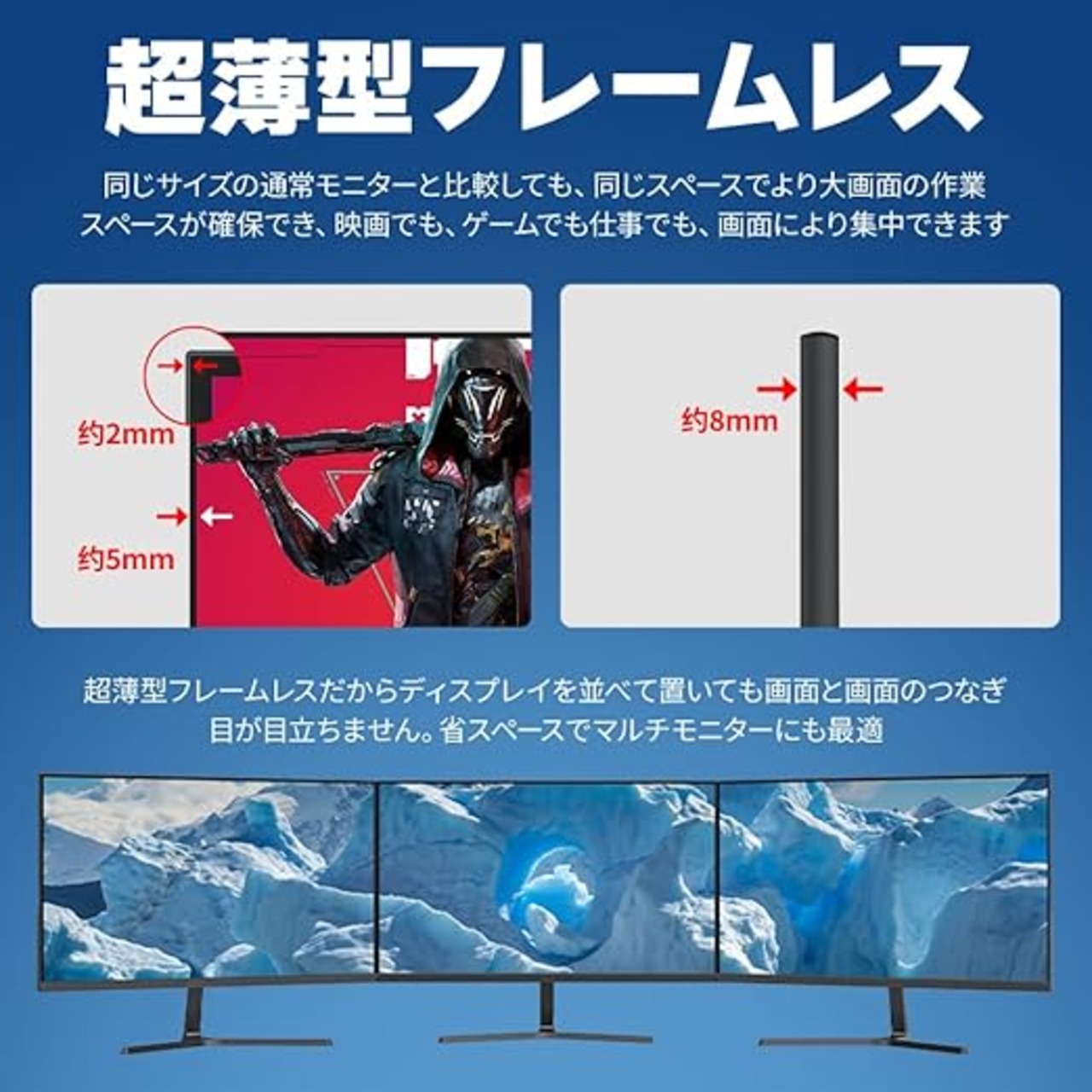 Gatsu ゲーミングモニター 白 23.8インチ 200Hz 1ms Fast IPSパネル 