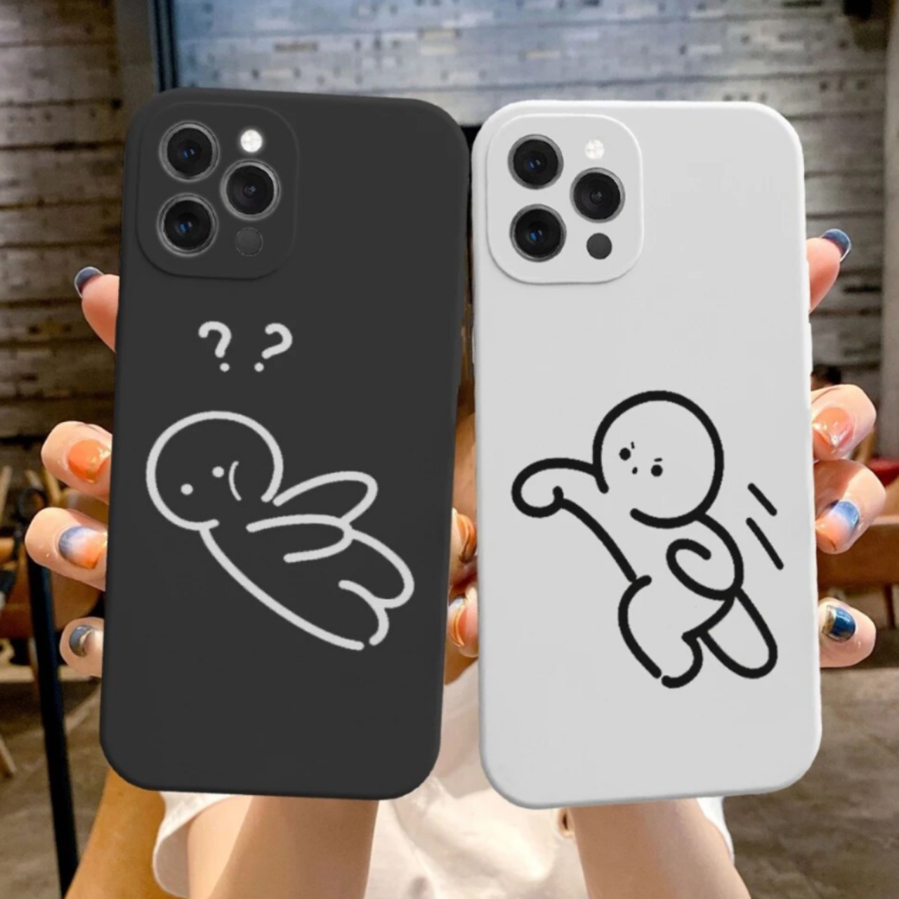 携帯 ソフトカバー iphone 12 13 14 Mini Pro Max Plus スマホケース ≪2COLOR≫【0208】