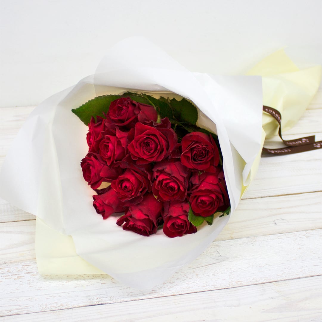 薔薇10本の花束 赤】バラの花束｜ローズブーケ｜薔薇｜花束｜記念日
