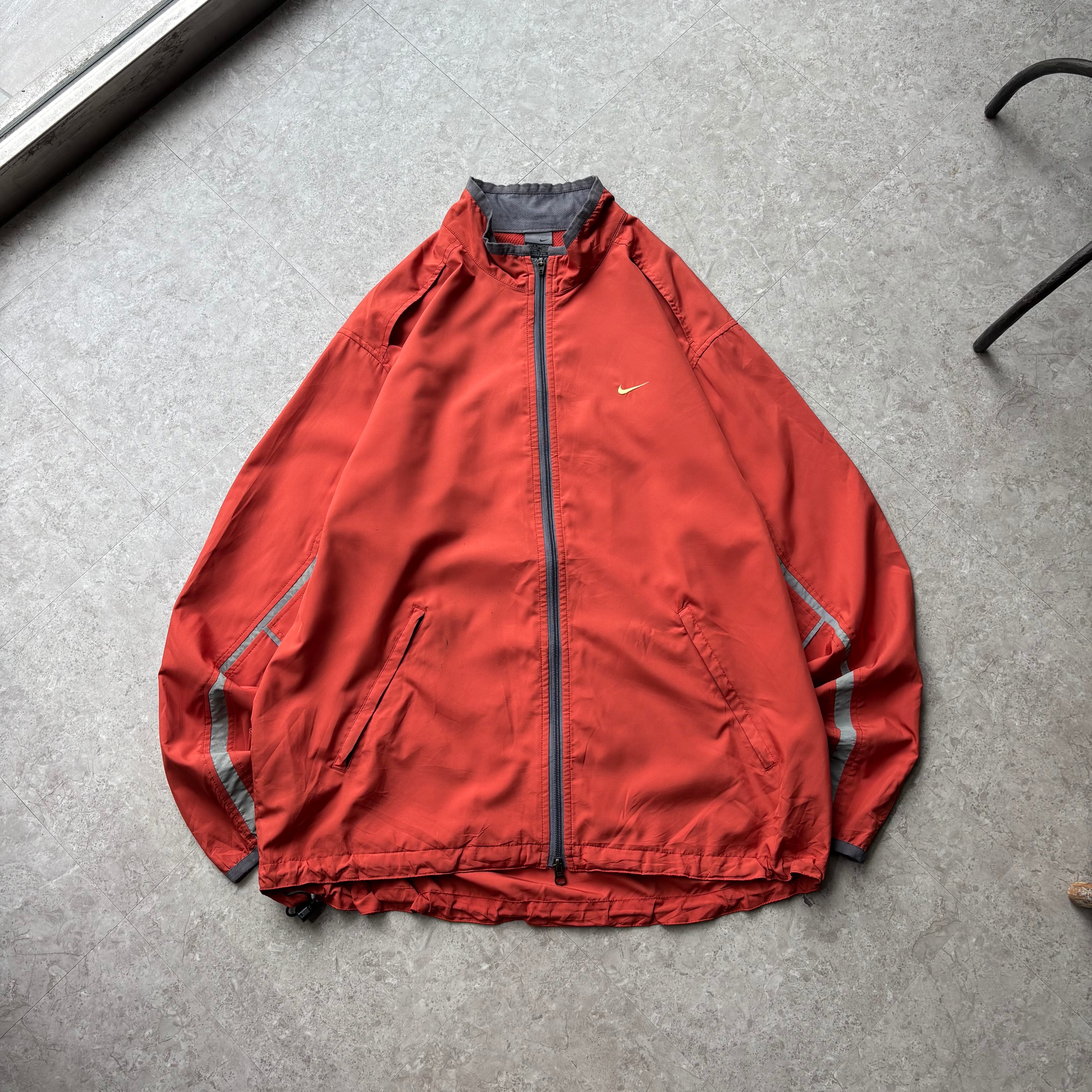 00s Euro NIKE nylon "double zip" jacket【仙台店】