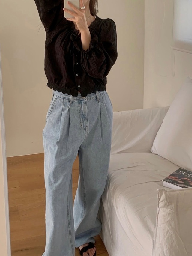 (予約) miel / Like blouse 2color