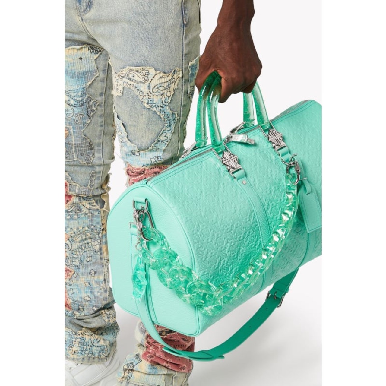 GUAPI / tiffany blue duffle bag