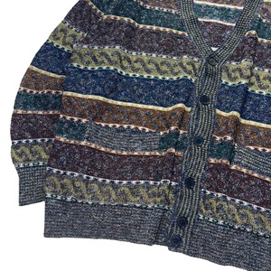 MISSONI SPORT oversized border cardigan