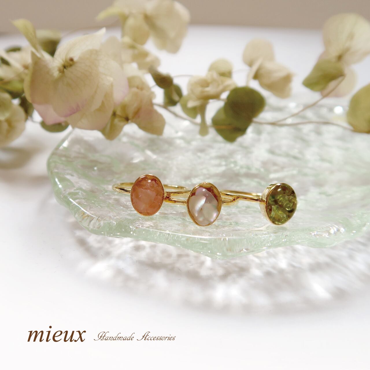 Natural stone ring(11号/13号) | mieux Natural stone ring(11号/13号) | mieux