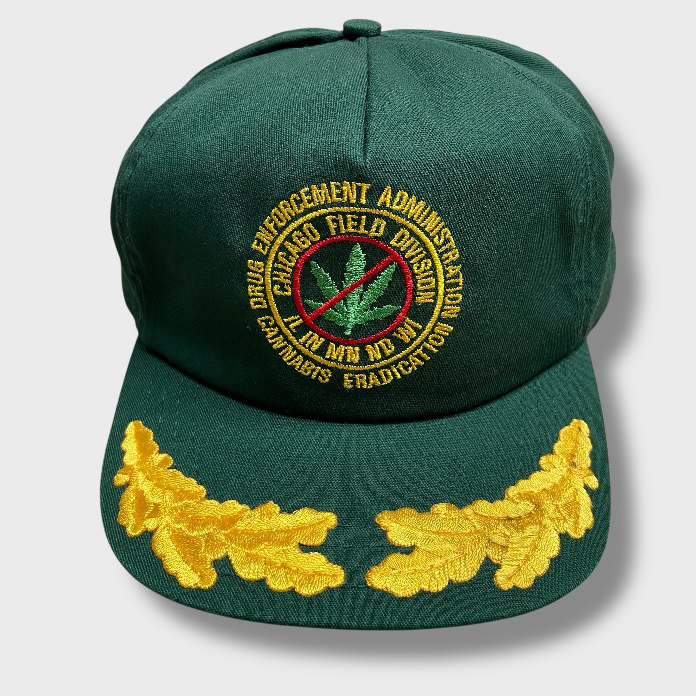 8090s USA製 PLANT SEEDS CAP マリファナ撲滅ロゴキャップ | 古着屋 Uan