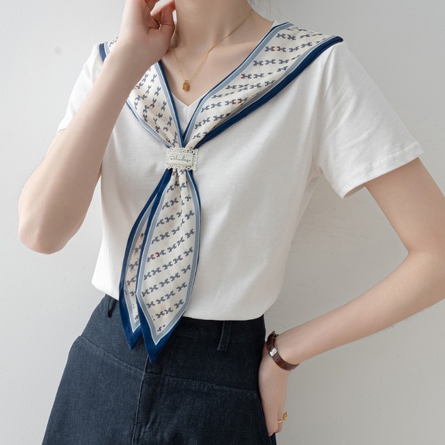 セーラーカラー Tシャツ  U0537