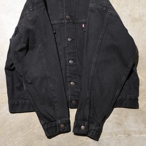 美品 XL 87年 USA 70507-0270 Levi’s ブラックデニムジャケット リーバイス