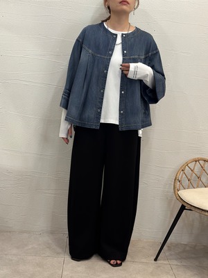 【ayane 2026 AW】ダンガリーフレアブラウスジャケット