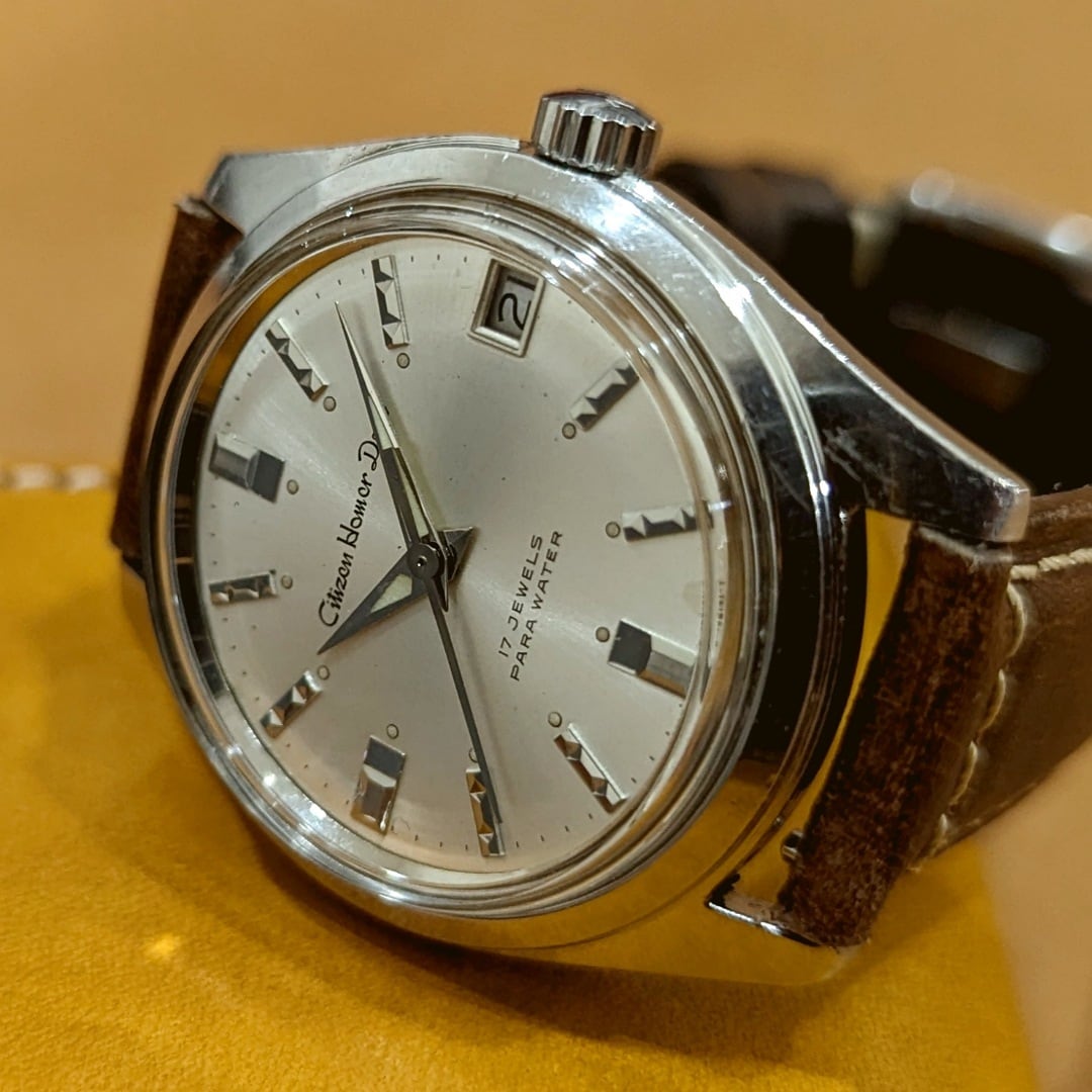 HOMER DATE】【4-180241-YD】CITIZEN/シチズン ホーマー 17石 機械式