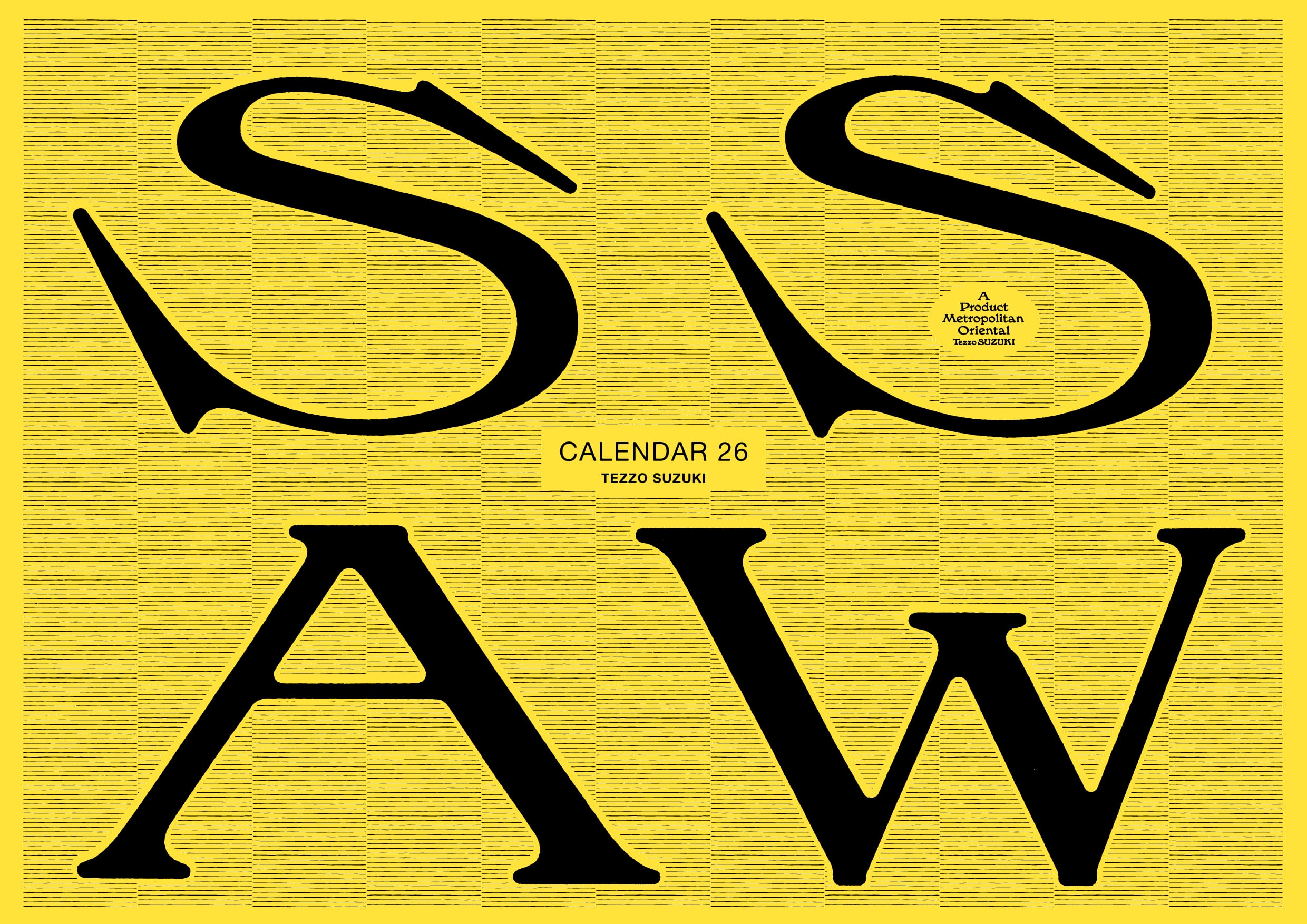 Tezzo SUZUKI / CALENDAR 2026＜ Domestic shipping only ＞ | new
