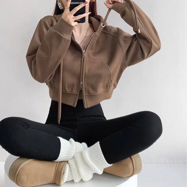 Casual Loose Hoodies Sweatshirt Jacket 125517