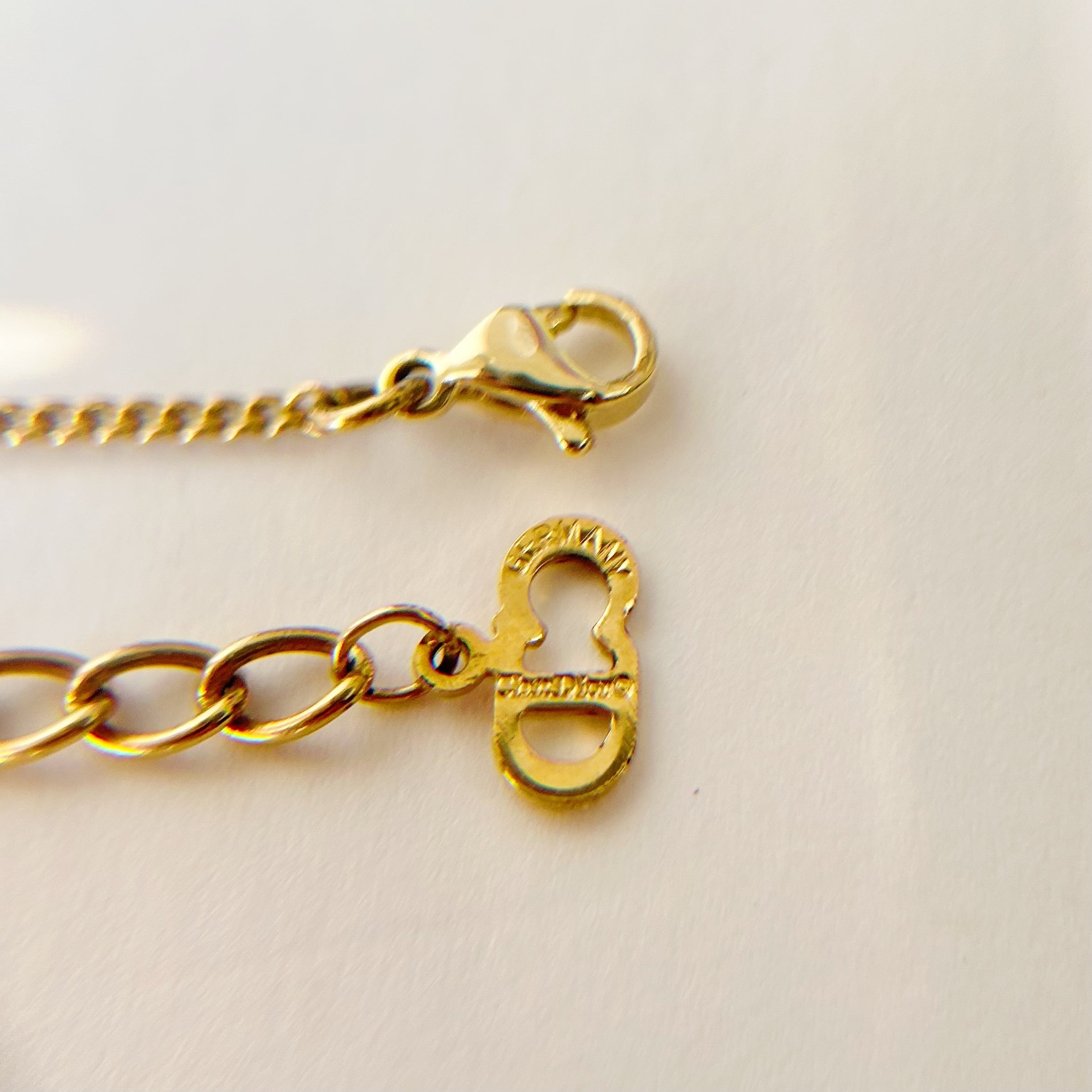 N5473】Christian Dior mini coin necklace/クリスチャンディオール