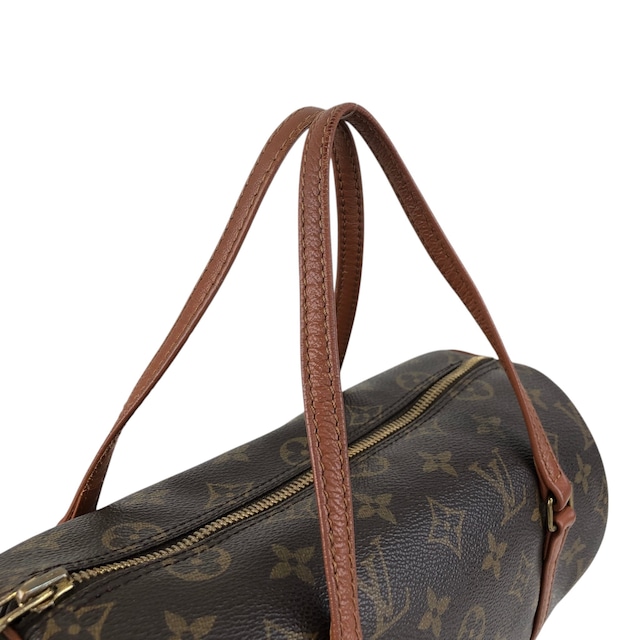 LOUIS VUITTON ルイヴィトン パピヨン26 モノグラム ハンドバッグ ブラウン レザー ロールバッグ vintage ヴィンテージ オールド dwmmh5