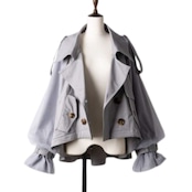 シアーショート丈ライトジャケット　全5色　 00071