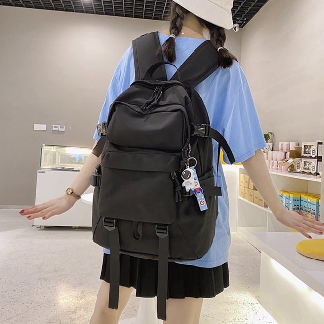 【新品 未使用】リュック バックパック 男女兼用 大型 収納 ワイド カバン 鞄