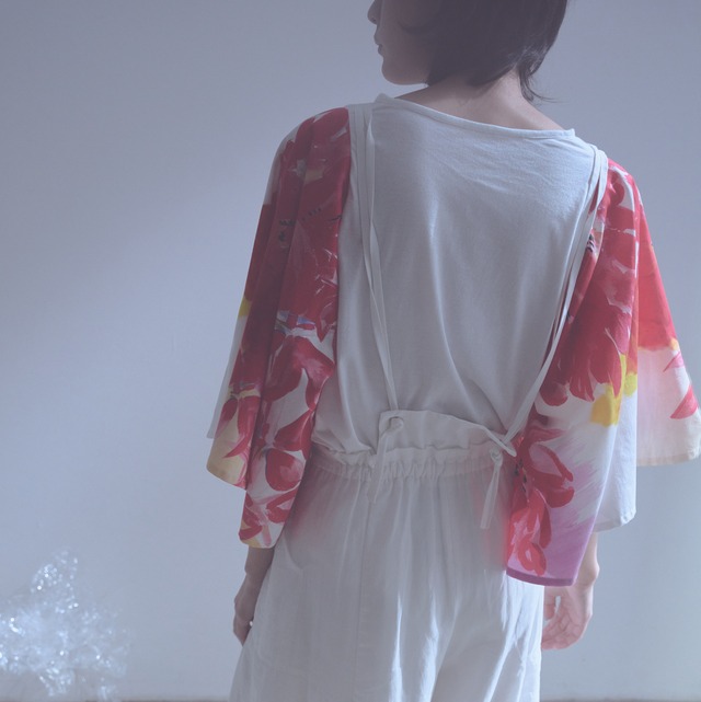 Kimonoトップス＜ビビットフラワー＞