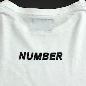 【NUMBER (N)INE DENIM】フリークストア 別注 ワンポイントロゴ バックロゴ M Tシャツ FREAK'S STORE ナンバーナイン デニム 白t 半袖 古着