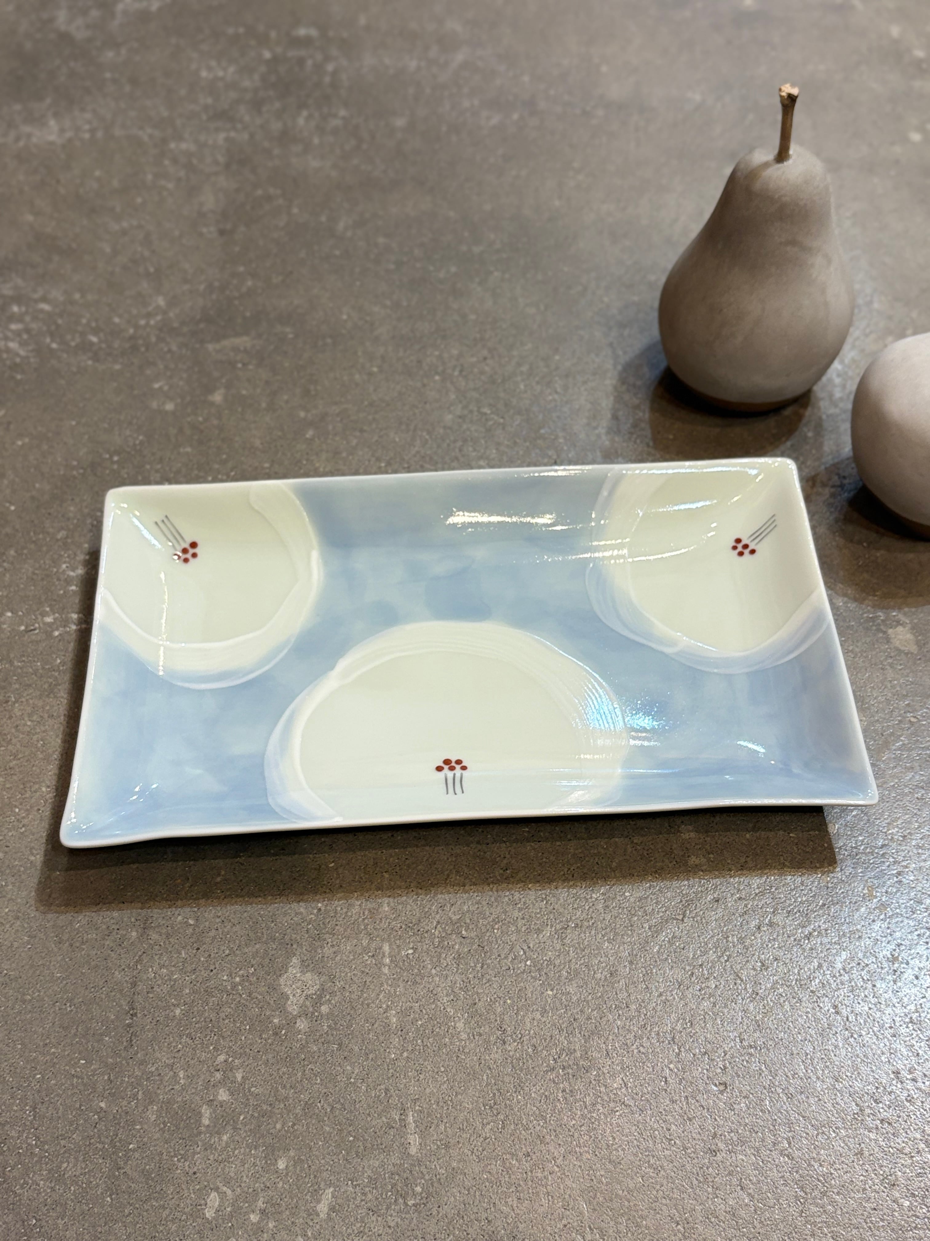 焼皿 外濃花詰
