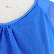 社交ダンス 衣装 ワンピース ドレス SEKINE セキネ 青 レース パーティ 発表会 軽い 薄い 上品 透け感 ブルー系 エレガント スカート ダンスウエア フェミニン 日本製 柔らかい スタイリッシュ シンプル 薄手 おしゃれ 高級感