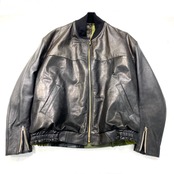 【bomber28】再構築リバーシブル中綿ボンバー leather BOMBER JACKET